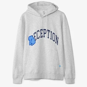 HOODED SWEAT DECEPTION LIGHT ATHLETIC GREY