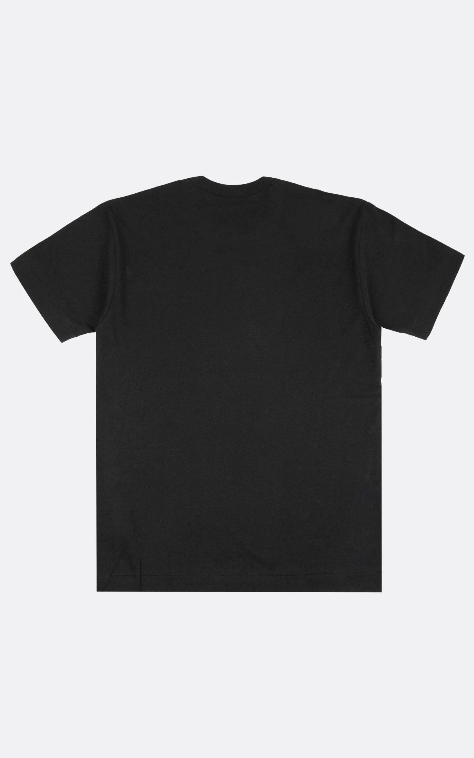 PLAY CDG T-SHIRT-BLACK/GOLD HEART EMBLEM – Image 2