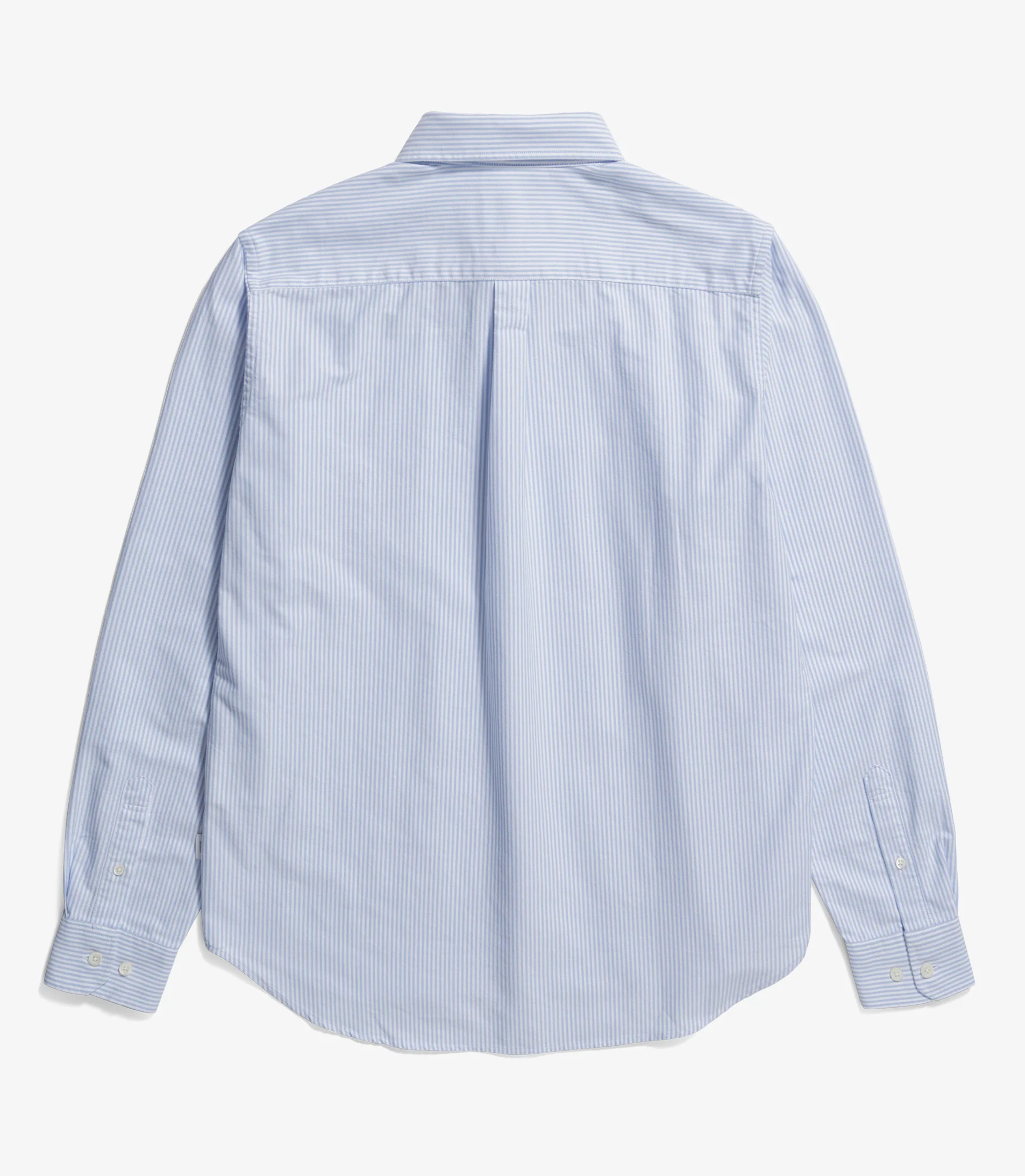 NORSE STANDARD OXFORD BD SHIRT PALE BLUE STRIPE – Image 2