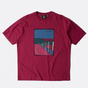 Beach parking t-shirt raspberry