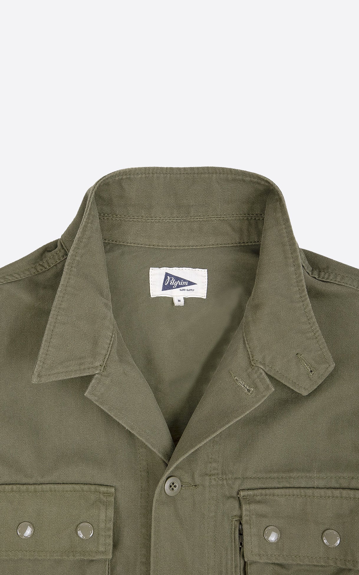 RICHIE MOLESKIN JACKET OLIVE – Image 3