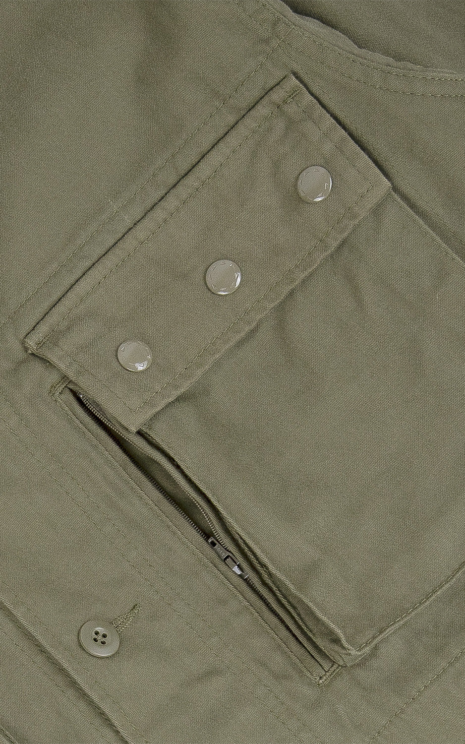 RICHIE MOLESKIN JACKET OLIVE – Image 4