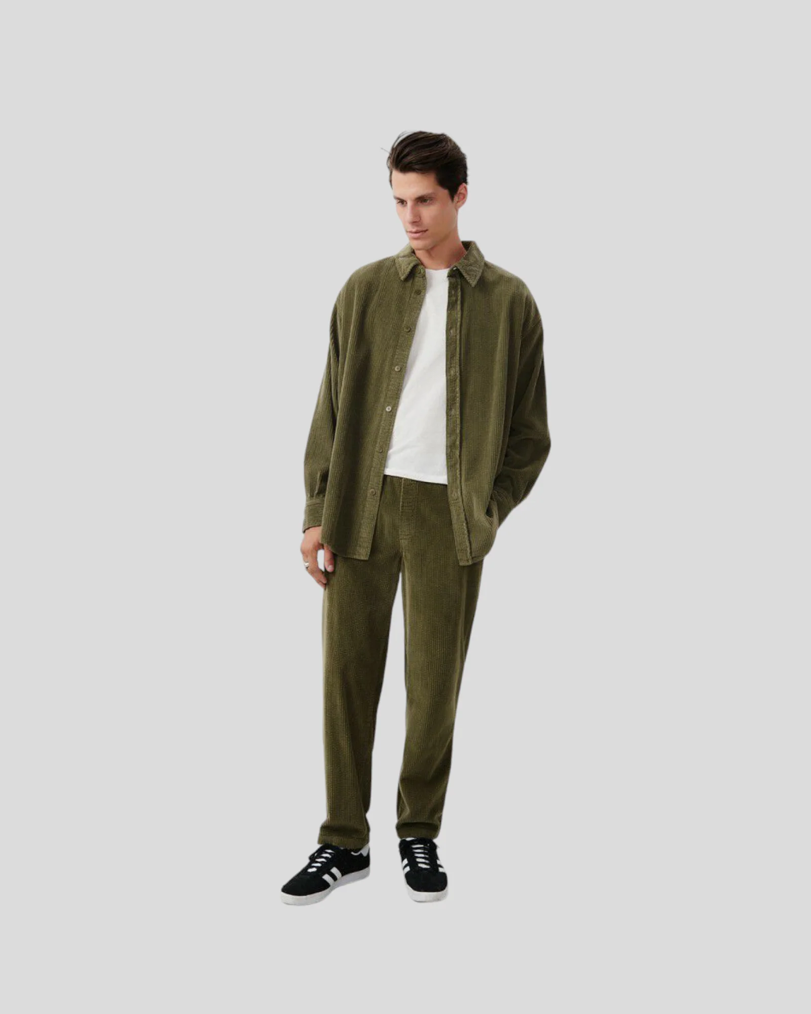 American Vintage || Padow Chemise - Homme - Kaki Vintage – Image 2