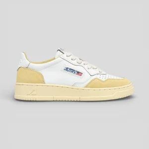 Autry || Medalist FT10 - White/Mustard - M'