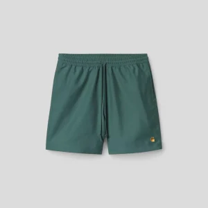 Carhartt || Chase Swim Trunks - Rainforest / Gold - M"