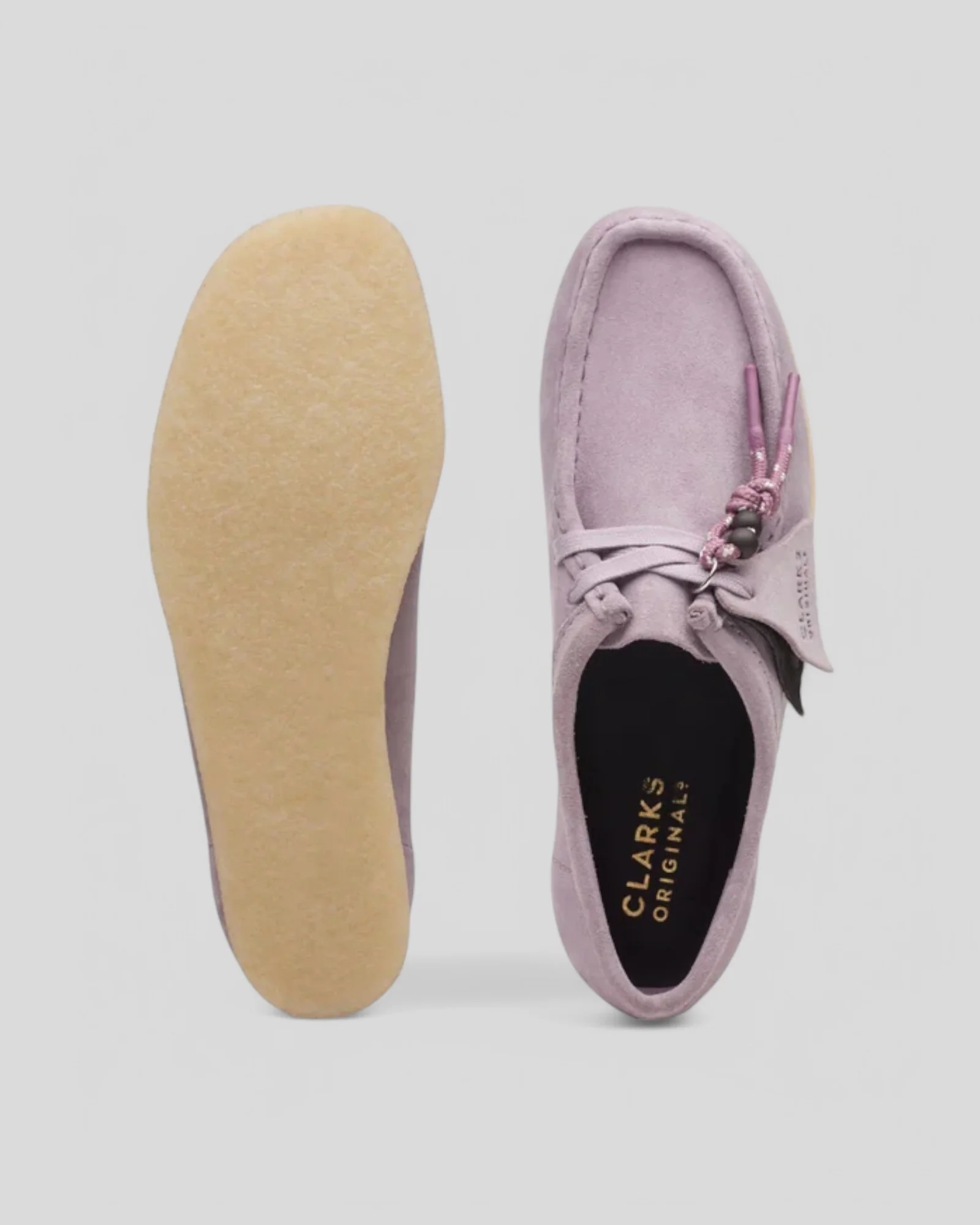 Clarks || Wallabee - Mauve Suede – Image 3