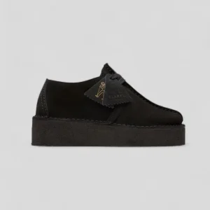 Clarks || Trek Wedge - Black Sde