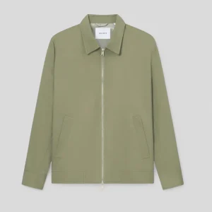 Les Deux || Como Cotton Coach Jacket - Lichen Green
