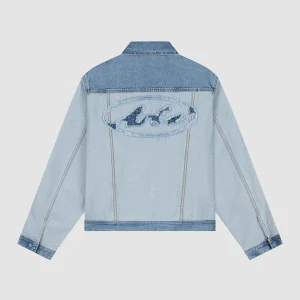 Arte || Denim Inside Out Jacket - Denim Bleach - M’