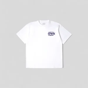 Edwin || Monsieur Sakana TS - White Garment Washed - M"
