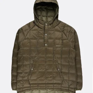 DOWN PULLOVER JACKET DEEP OLIVE