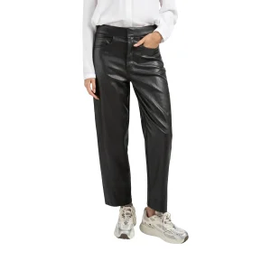 PANTALON FAUX CUIR CARROT
