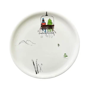 ASSIETE RONDE 30CM TELESIEGE