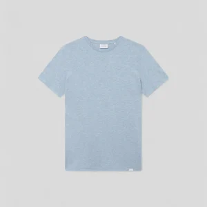 Les Deux ||Norregaard Tonal T-Shirt - Xenon Blue Melange