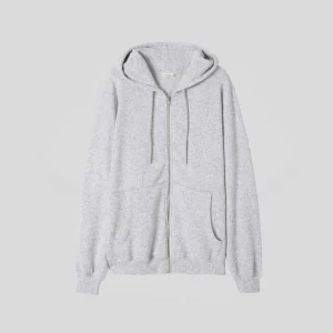 American Vintage || Evona Sweat Zippe - Gris Claire Chine H'