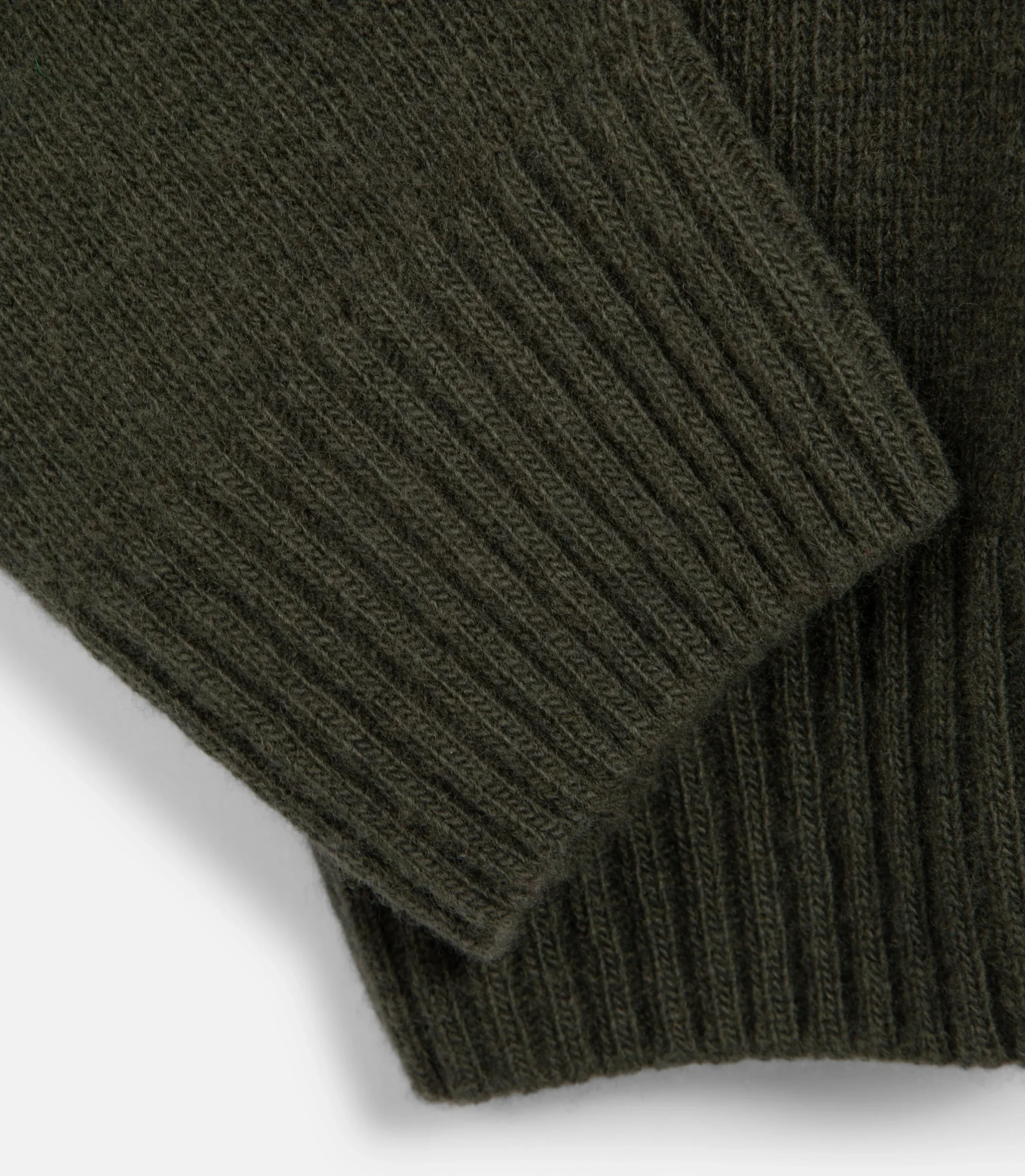 Suedehead Crewneck Olive – Image 3