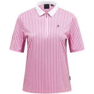 W Graphic SS Zip Polo