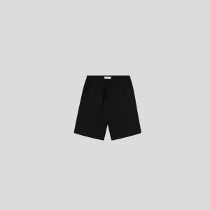 Les Deux || Patrick Seersucker Shorts - Black
