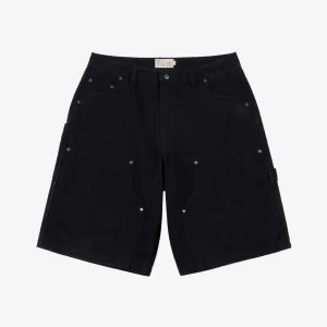 CARPENTER DENIM SHORT JET BLACK