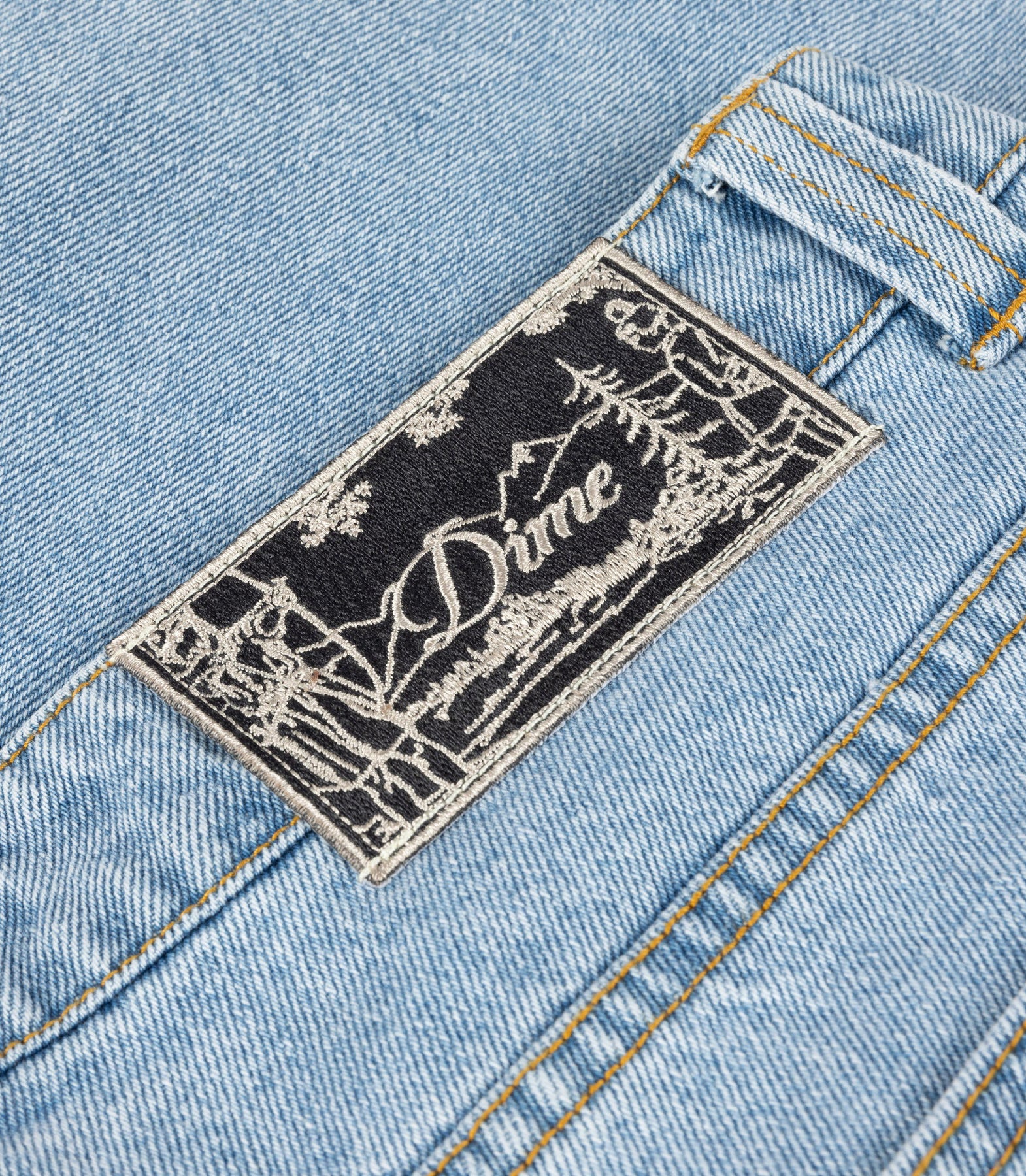 CARPENTER DENIM SHORT BLUE WASHED – Image 5