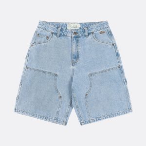 CARPENTER DENIM SHORT BLUE WASHED