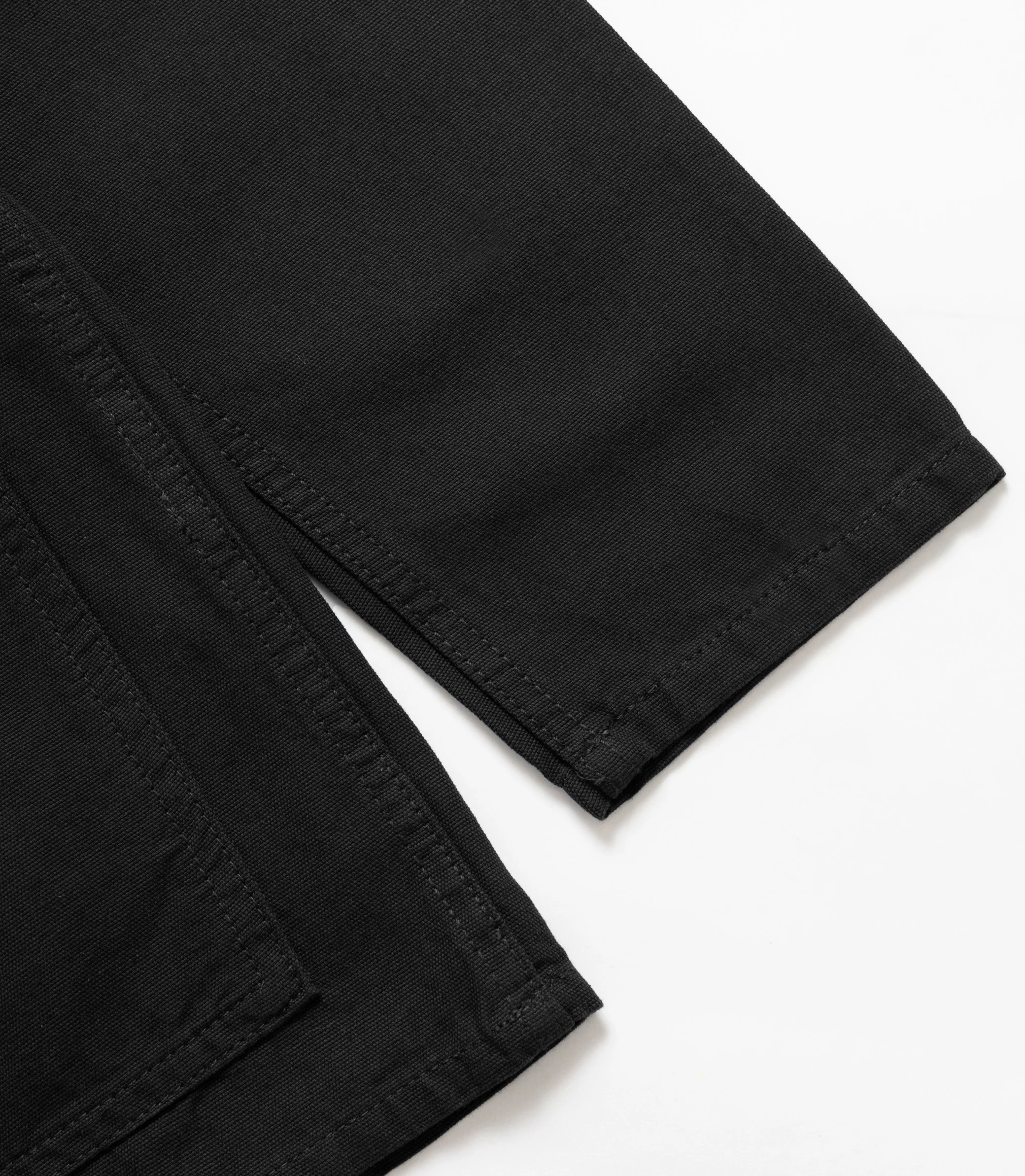 CANVAS CHORE SHIRT BLACK – Image 3