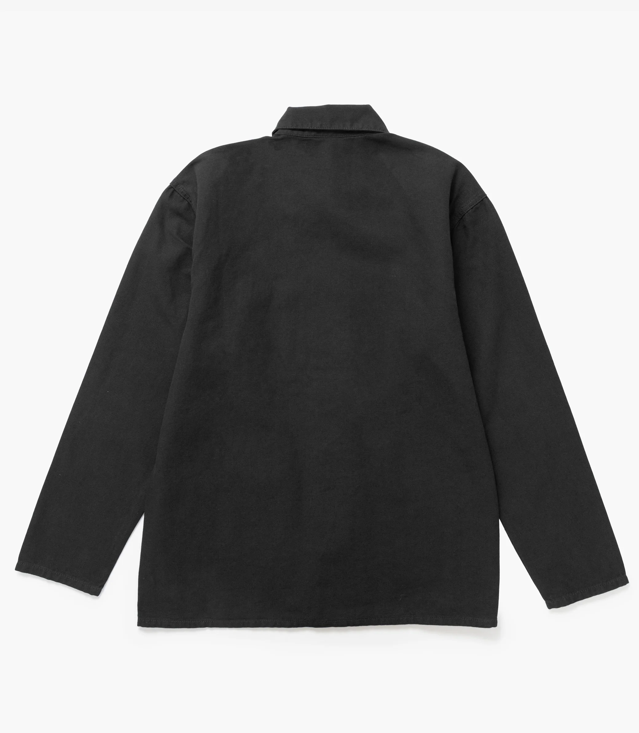 CANVAS CHORE SHIRT BLACK – Image 2