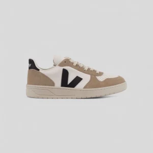 VEJA || V-10 - Extra white - Black sahara M'