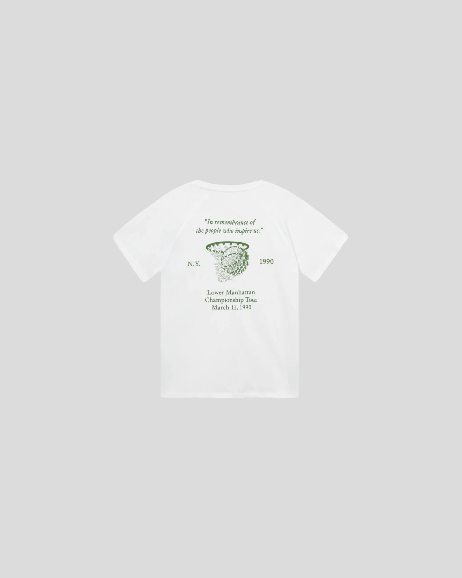 Les Deux || Tournament T-shirt - White/ Vintage Green – Image 2