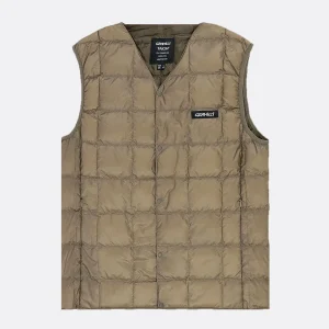 TAION INNER DOWN VEST BEIGE