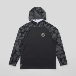 Salty Crew || Apex Perforated Hood - Black Camo - M "