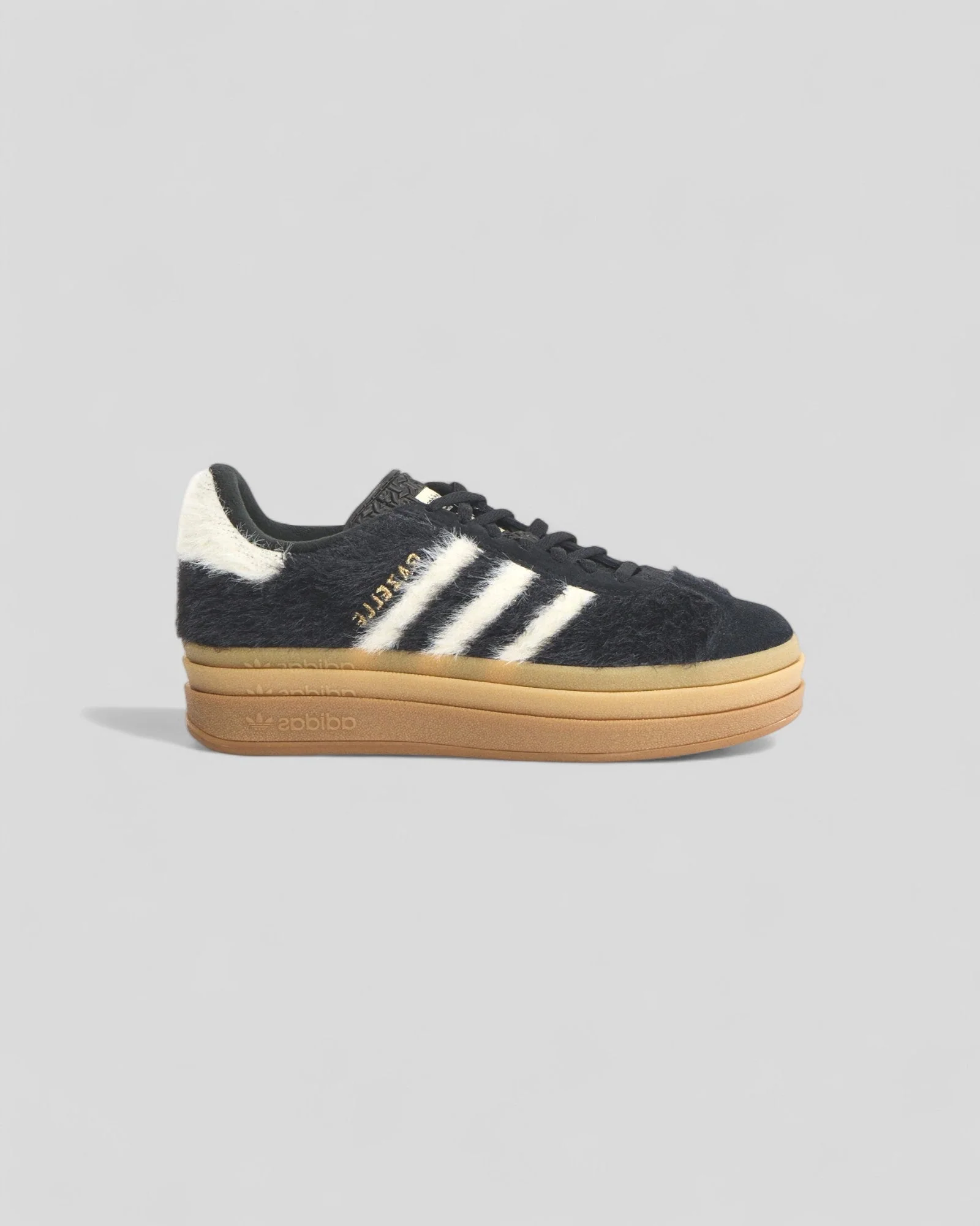 Adidas || Gazelle Bold W - Black / White / Moumoute