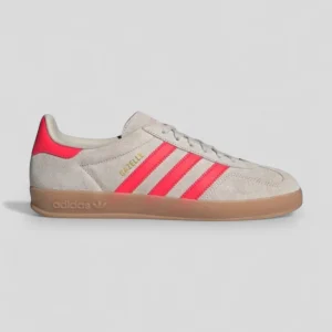 Adidas || Gazelle Indoor - Beige / Lucid Red / Cloud White - M'