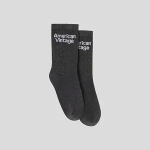 American Vintage || Clypsun Chaussettes - Anthracite Chine