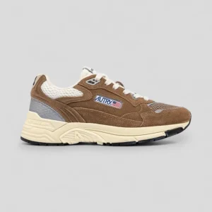 Autry || Hyperway Low Man - UM04 Suede / Mesh Cigar / Silver