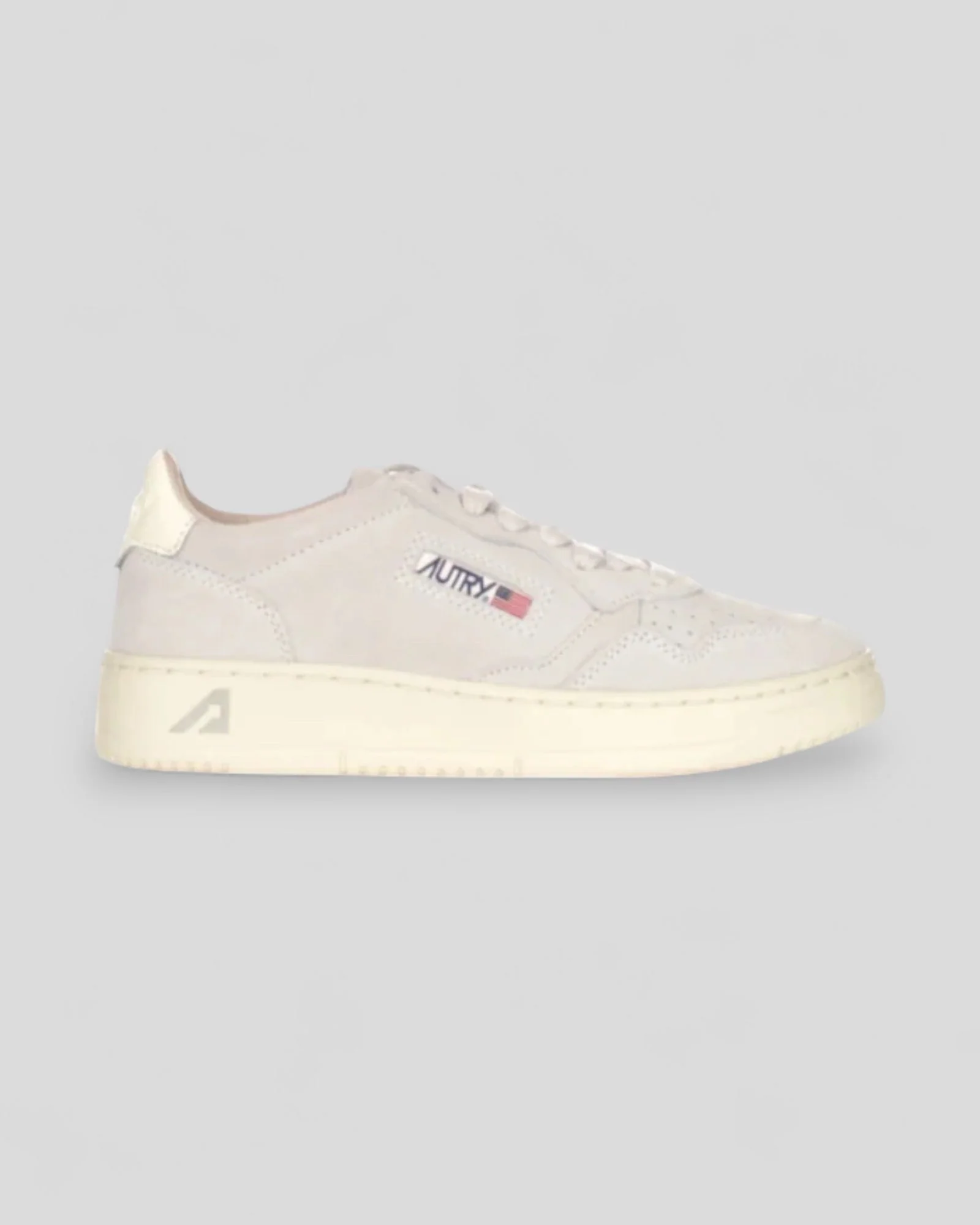 Autry || Medalist UH01 - Suede Marble/White - M’