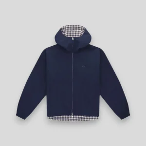 Arte || Réversible Plaid Technical Jacket - Navy/Plaid - M’