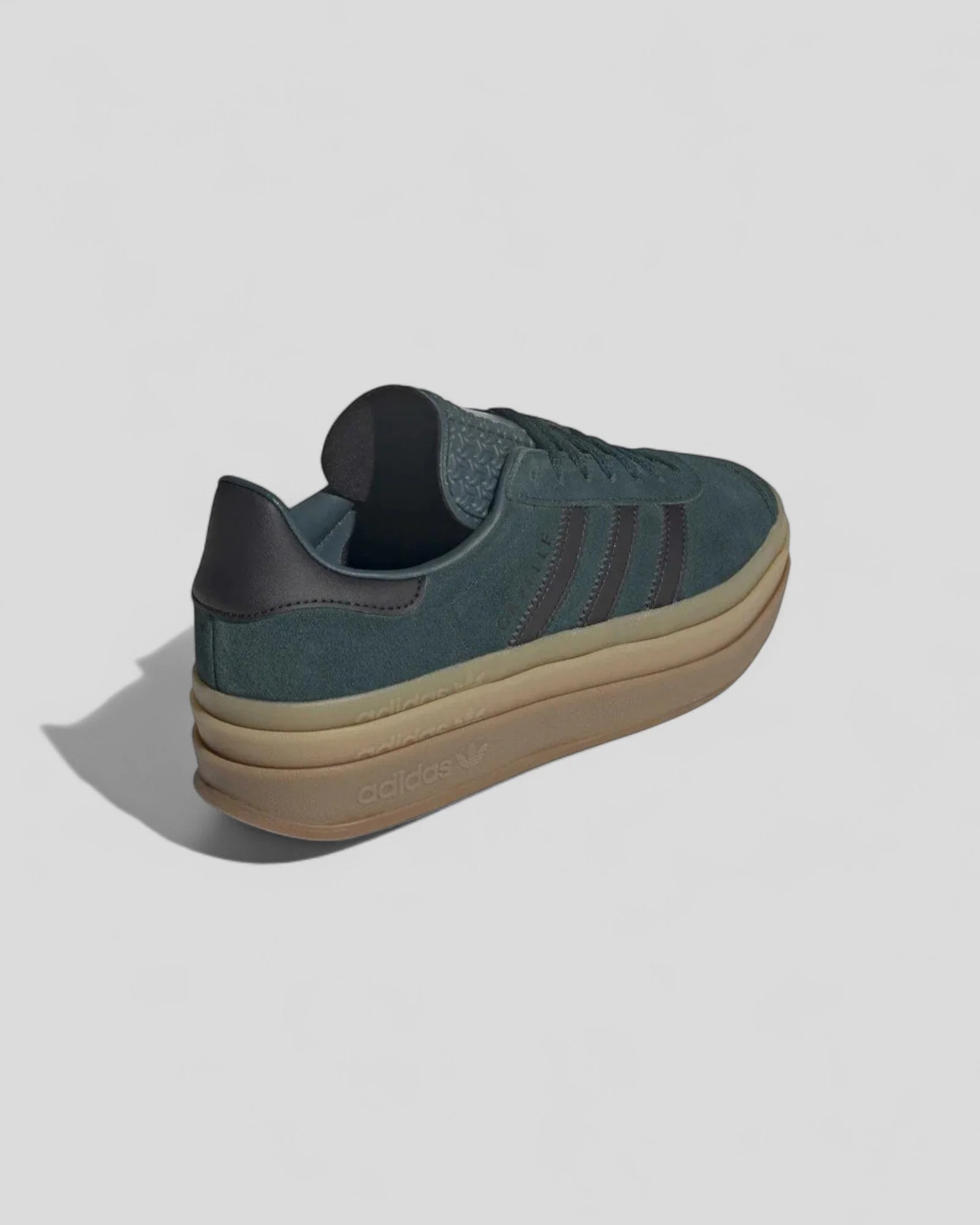 Adidas || Gazelle Bold - Dark Green/ Black – Image 3