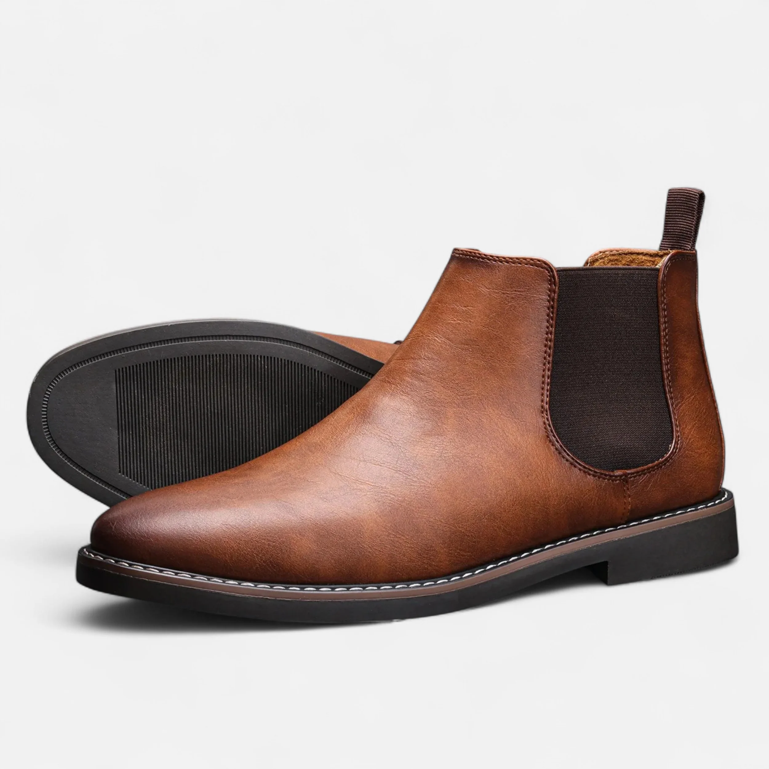 Amarendi | Bottes Chelsea Homme Rétro – Style Intemporel à Enfiler – Image 7