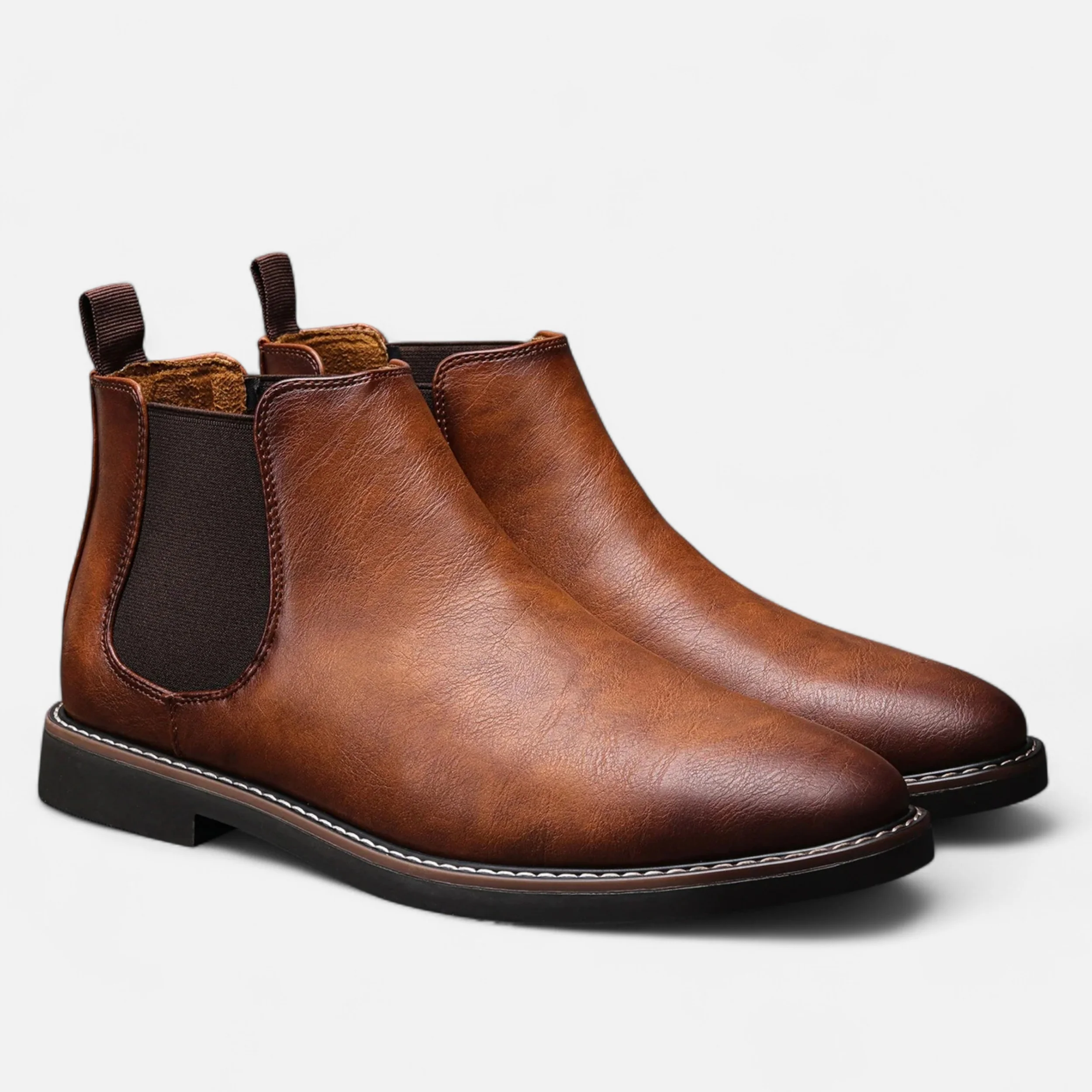 Amarendi | Bottes Chelsea Homme Rétro – Style Intemporel à Enfiler – Image 4