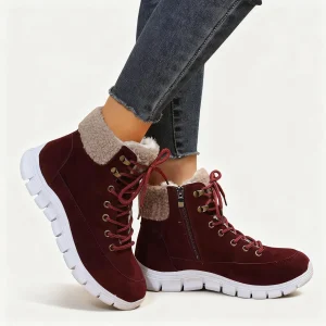 Bottes d’hiver fourrées femme