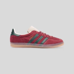 Adidas || Gazelle Indoor unisexe - Bordeaux/Dark Green