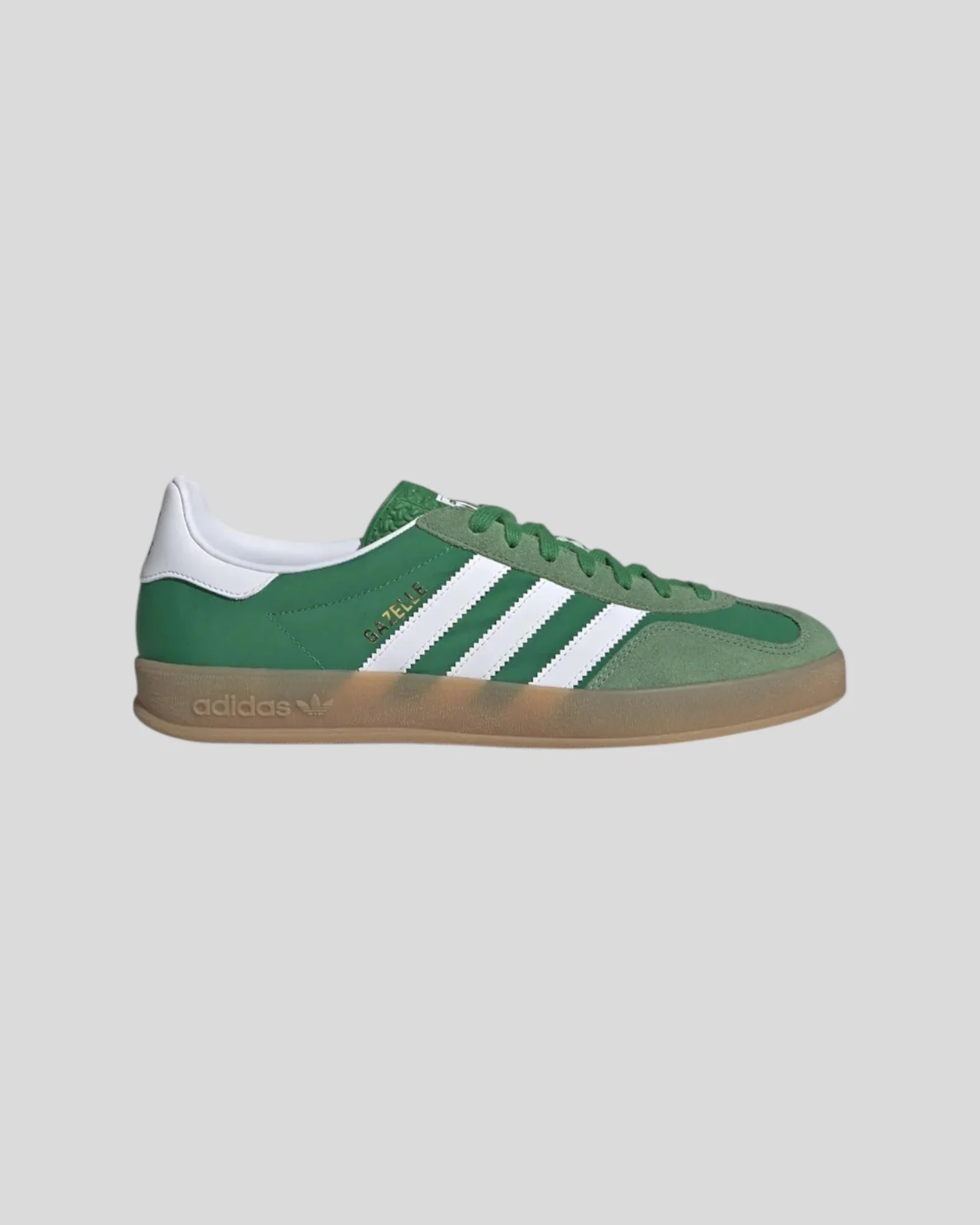 Adidas || Gazelle Indoor - Green / Gum