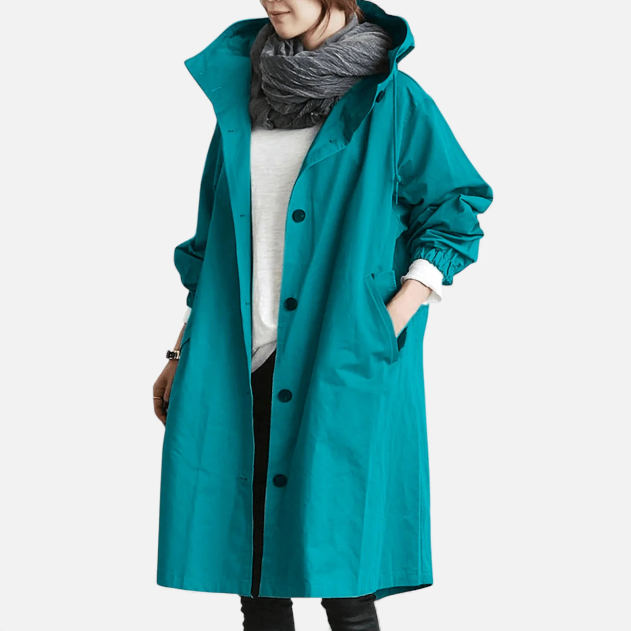 Amarendi | Trench Femme – Capuche Élégante – Image 7