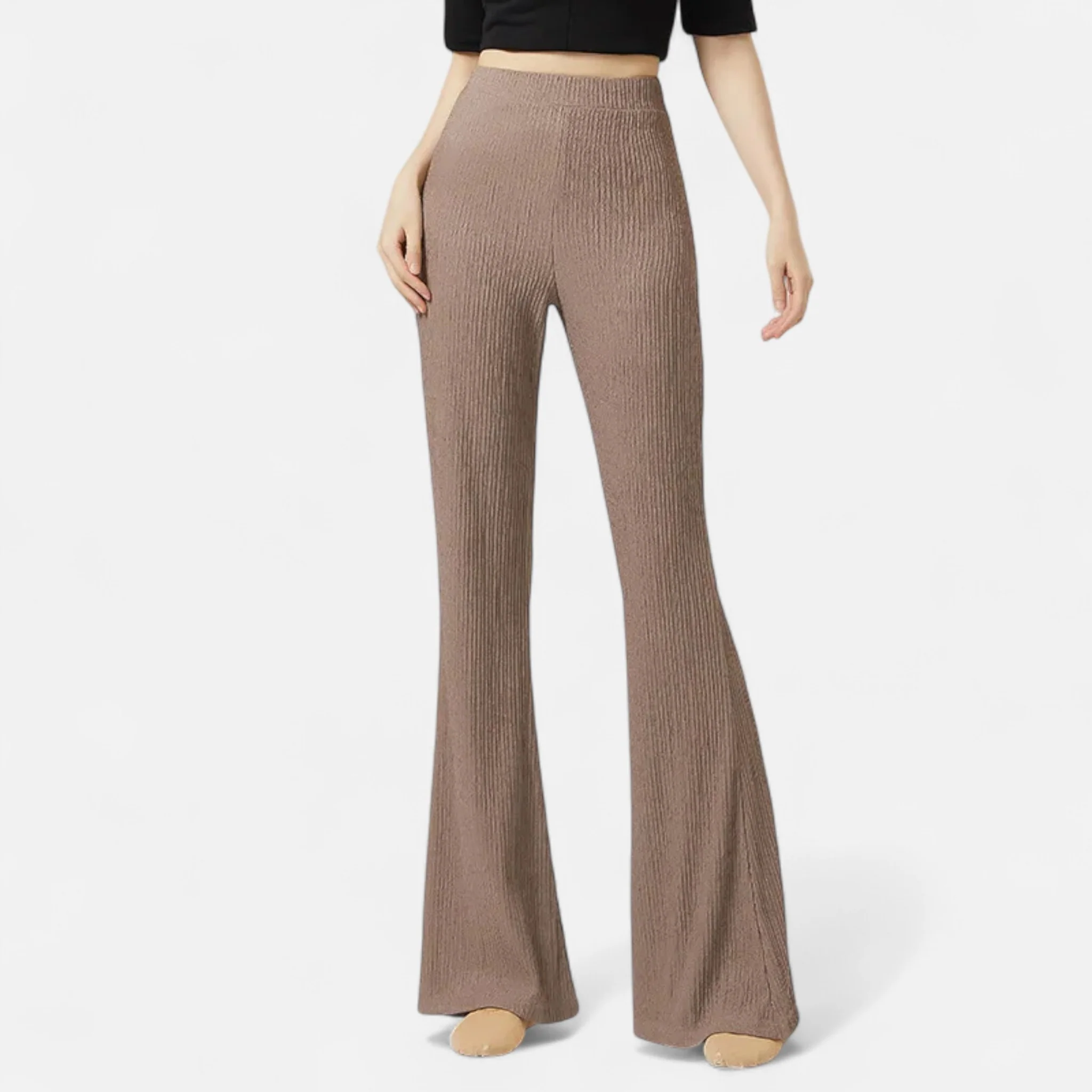 Amarendi | Pantalon Femme Plissé À Jambes Larges – Image 3