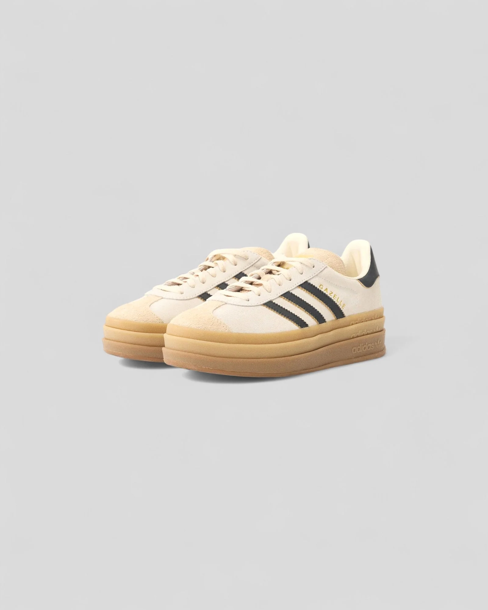 Adidas || Gazelle Bold - Beige/Navy – Image 2