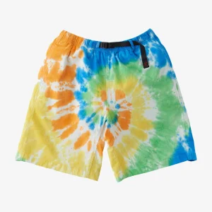TIE DYE G-SHORTS ORANGE SPIRAL