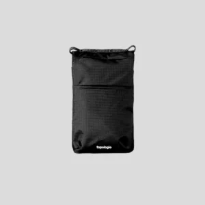 Topologie || Phone Sacoche - Black Tech Sateen