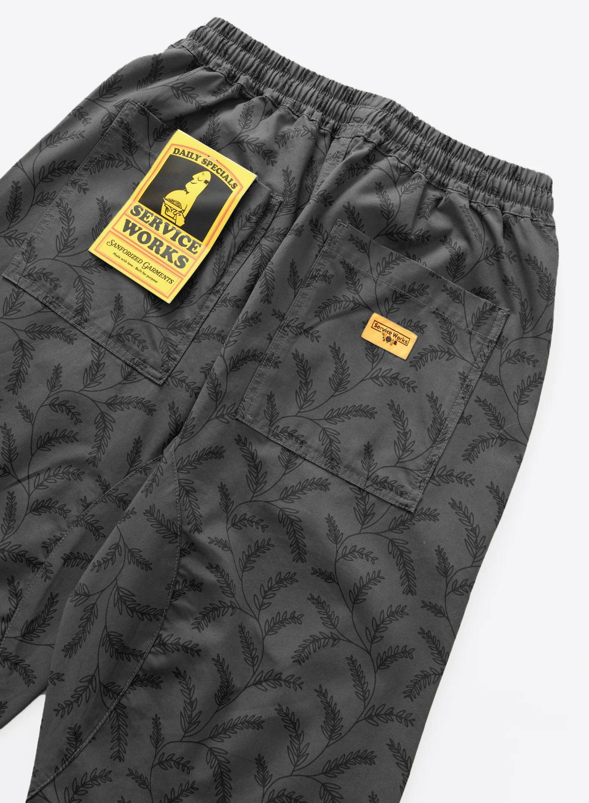 BRANCH TWILL CHEF PANT BLACK – Image 4