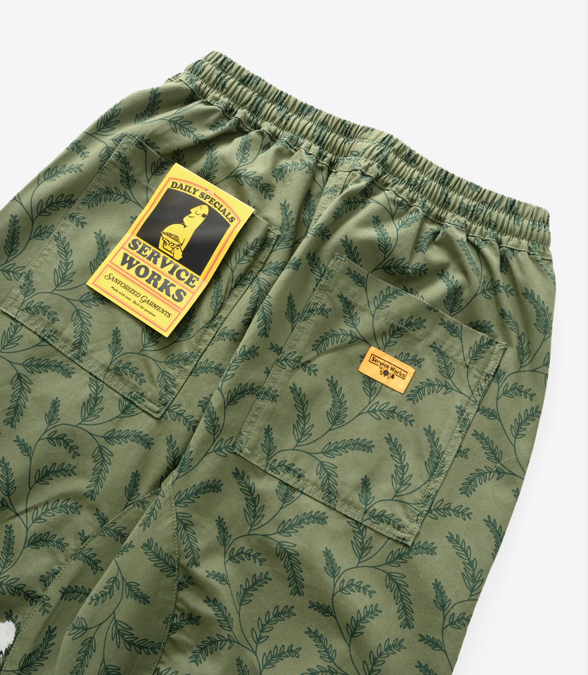 BRANCH TWILL CHEF PANT OLIVE – Image 5